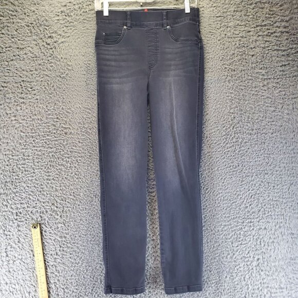 Spanx Jeans Womens Small Black Stretch Skinny Shapewear Denim - Picture 1 of 11